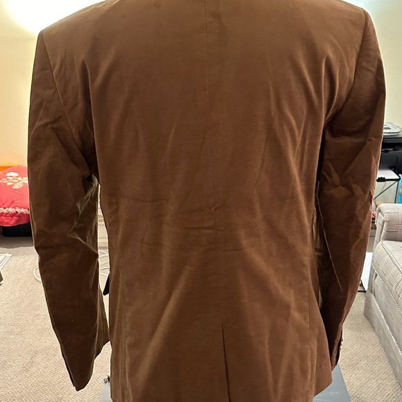 Mens NWT Tan Velvet Blazer. - Picture 2 of 4